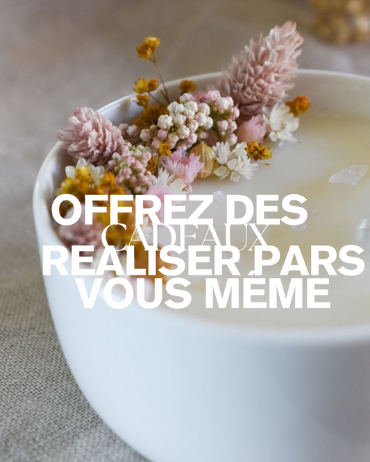 Créez vos cadeaux vous-même pour vos collègues grâce au teambuilding : ateliers bougie, fleurs séchées et jesmonite