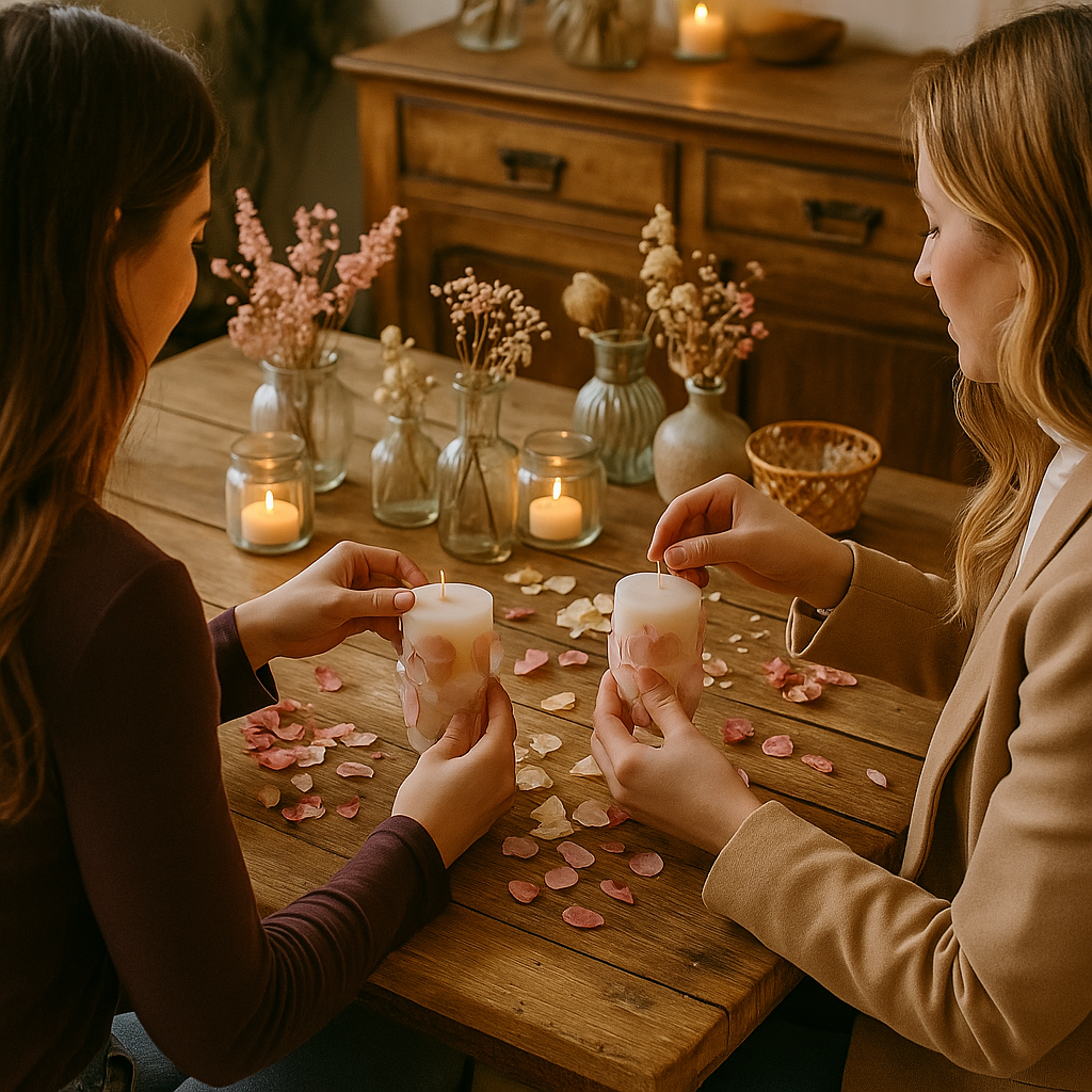 Atelier décoration de bougie