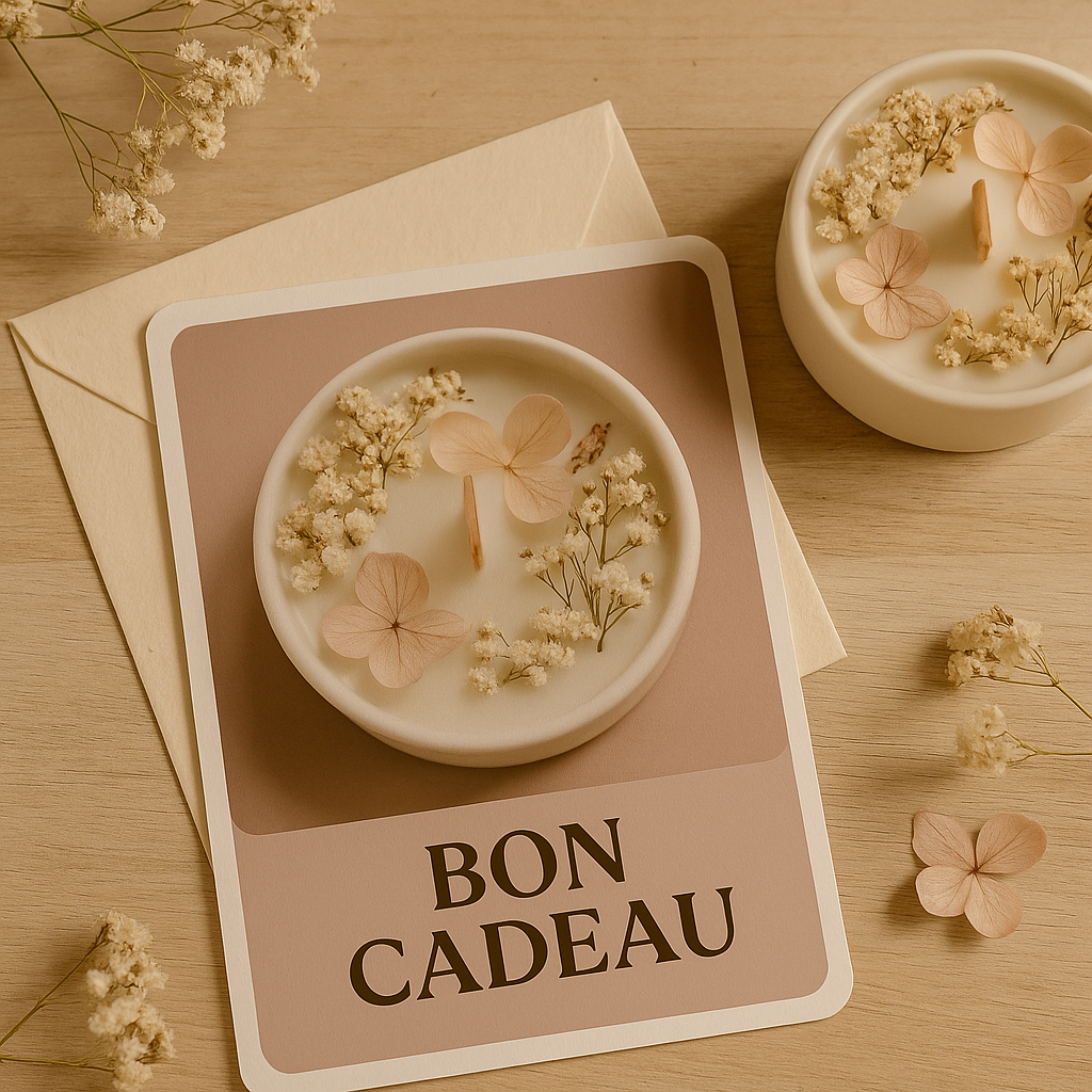 Carte Cadeau pour un atelier bougie (au choix)