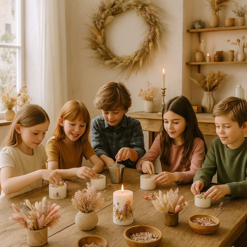 Atelier bougie pour enfant