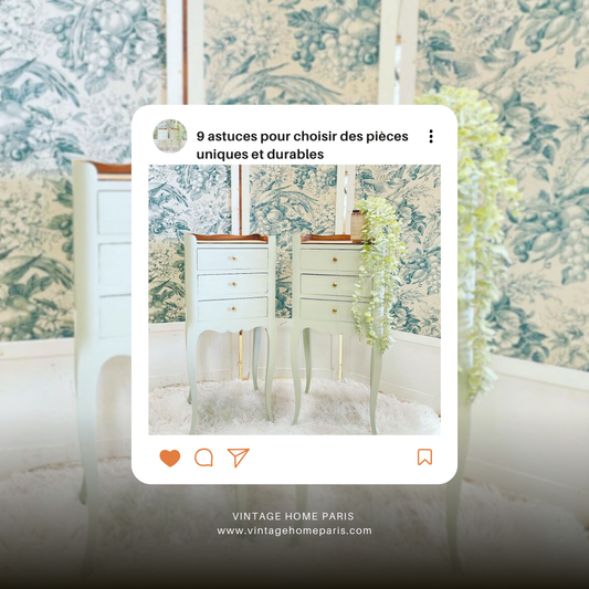 Meubles vintage : 9 astuces pour choisir des pièces uniques et durables