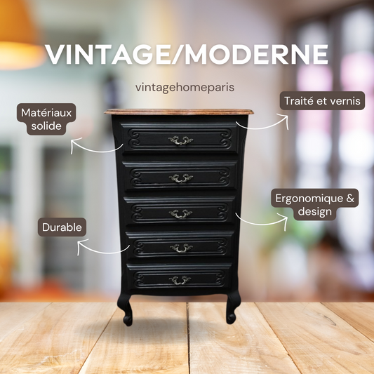 5 idées pour intégrer des meubles vintage dans un intérieur moderne