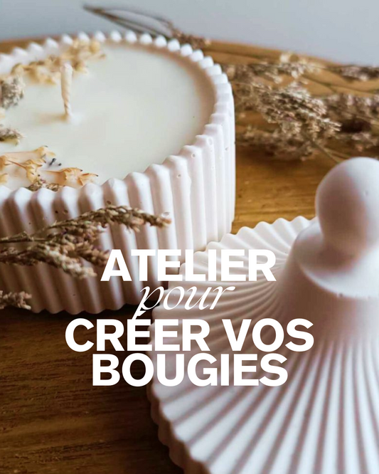 Atelier bougie fleurie